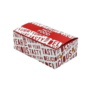 Chip carton Large Red print