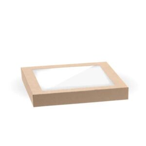 Rectangle Catering Tray Lid Small PLA Window