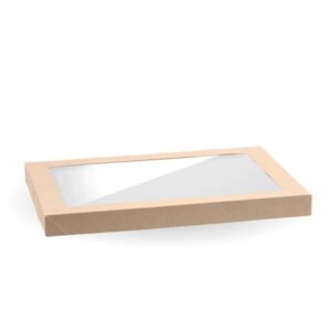 Rectangle Catering Tray Lid Medium PLA Window